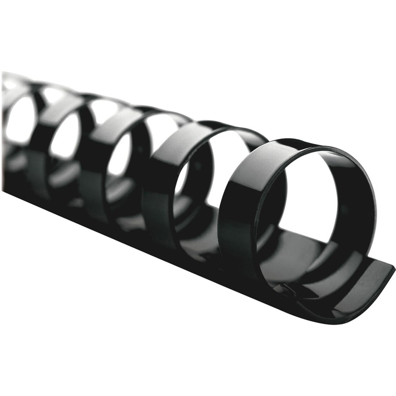 GBCreg; Plastic Binding Combs 5/8quot; Diameter Black 25 Combs/Box